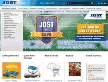 Tablet Screenshot of jost.com.br