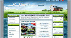 Desktop Screenshot of jost.cz