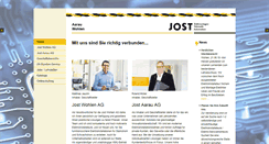 Desktop Screenshot of jost.ch